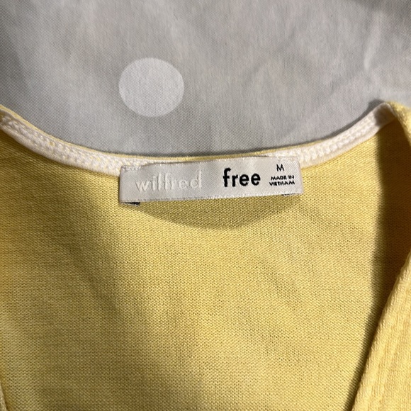 Yellow Deep Neck Tank Top - Picture 3 of 3